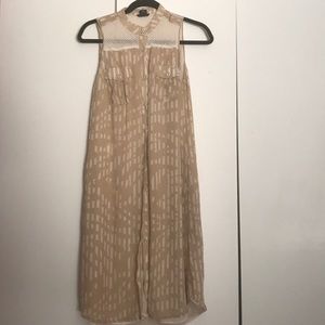 Club Monaco button down dress in size 6